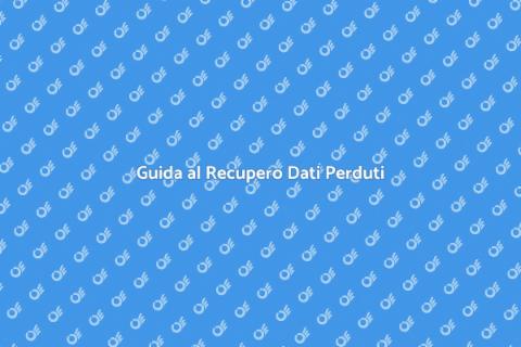 Recuperare Dati da Sistema Danneggiato
