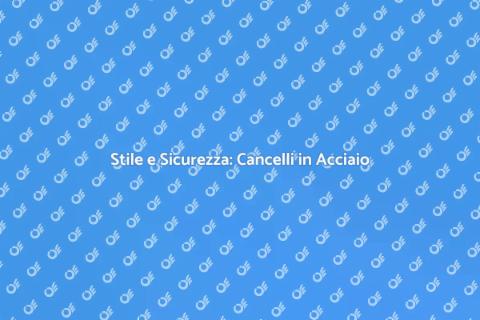 Cancello Moderno in Acciaio: Eleganza