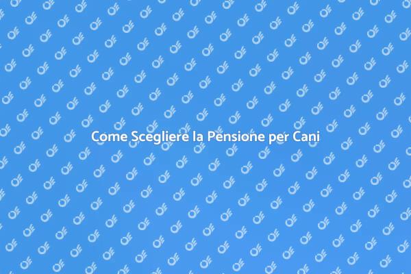 Pensione per Cani: Scegli con Cura