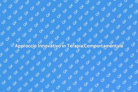 Terapia Comportamentale Applicata