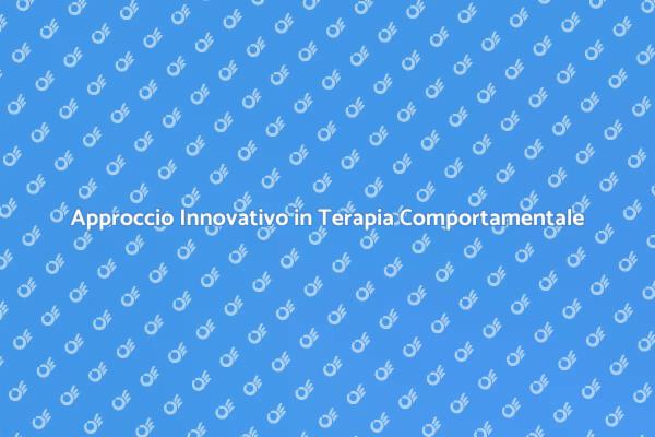 Soluzioni nella Terapia Comportamentale