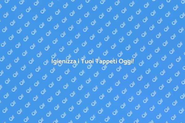 Rinnova i Tuoi Tappeti con Igienizzazione