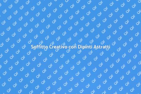 Verniciare Soffitto con Dipinti Astratti