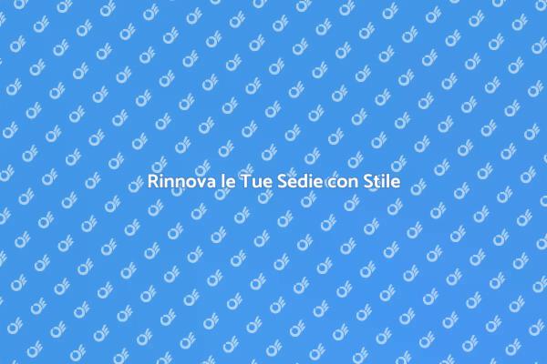 Sedie: Creazione e Riparazione Unica