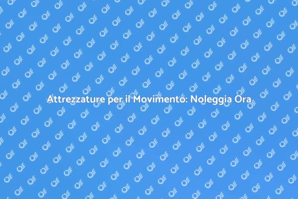 Ottimizza i Tuoi Progetti con il Noleggio
