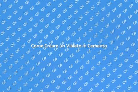 Vialeto in Cemento: Eleganza e Funzionalità
