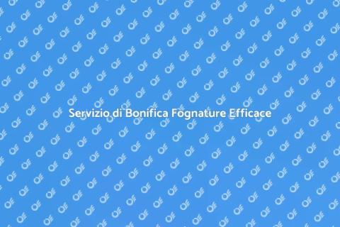 Bonifica Fognature: Servizio Essenziale