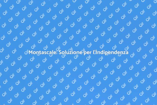 Montascale: Come Impiantarlo in Casa