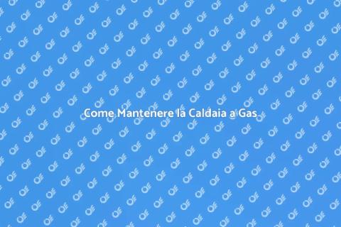 Manutenzione Caldaia a Gas Essenziale