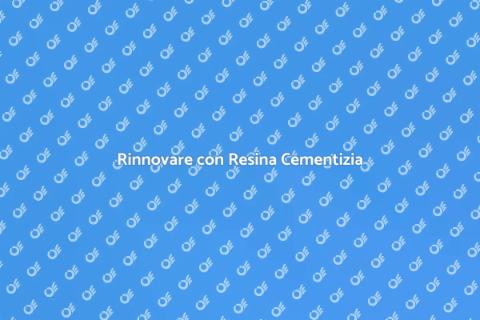 Resina Cementizia per Decorazione