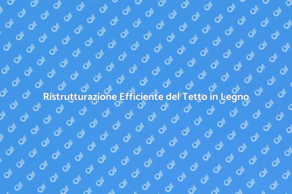 Ristrutturazione Sostenibile per il Tetto