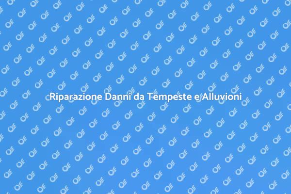 Come Riparare Danni da Eventi Atmosferici