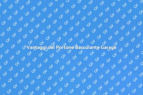 Portone Basculante per Garage
