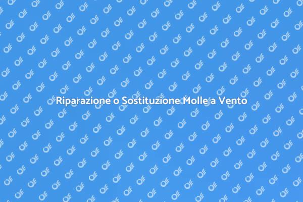 Molle a Vento: Riparare o Sostituire?