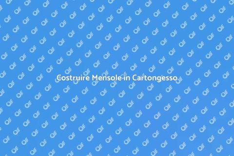 Mensole in Cartongesso: Idee Creative