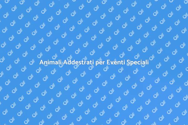 Cerimonie Indimenticabili con Animali