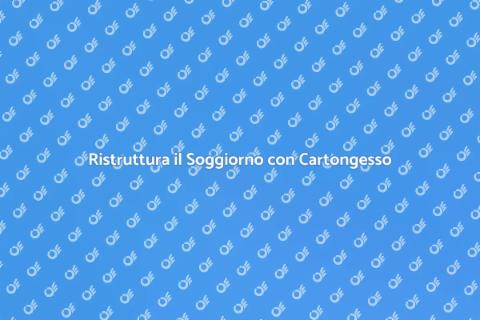 Parete in Cartongesso per Soggiorno