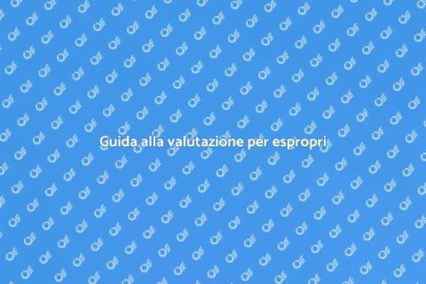 Valutazione immobiliare per espropri