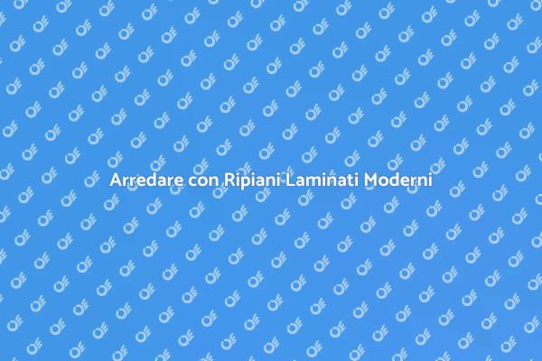 Ristrutturare con Ripiani Laminati