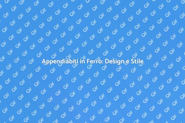 Appendiabiti: Funzionalità e Stile