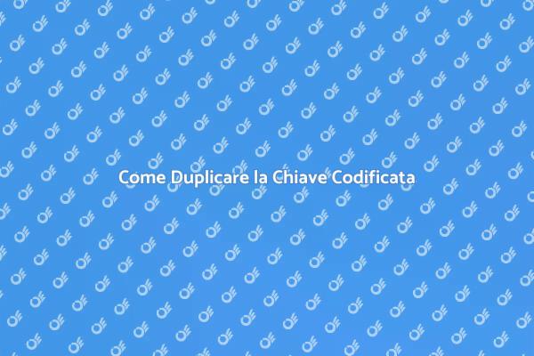 Duplicato Veloce della Chiave Auto