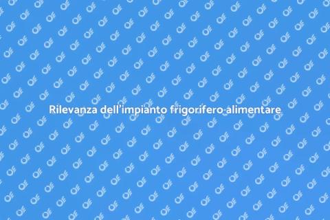 Impianto frigorifero nel settore alimentare