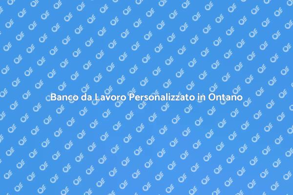 Crea il Tuo Banco da Lavoro in Ontano