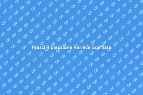 Costo Riparazione Vernice Graffiata