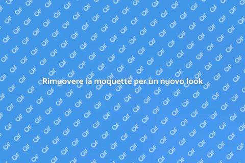 Rimozione moquette: rinnova i tuoi spazi