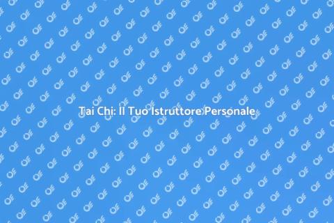 Istruttore Personale di Tai Chi