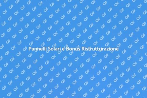 Installare Pannelli Solari con Bonus