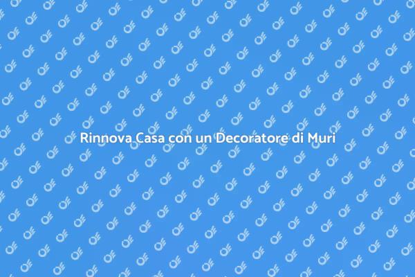 Trasforma i Tuoi Spazi con un Decoratore