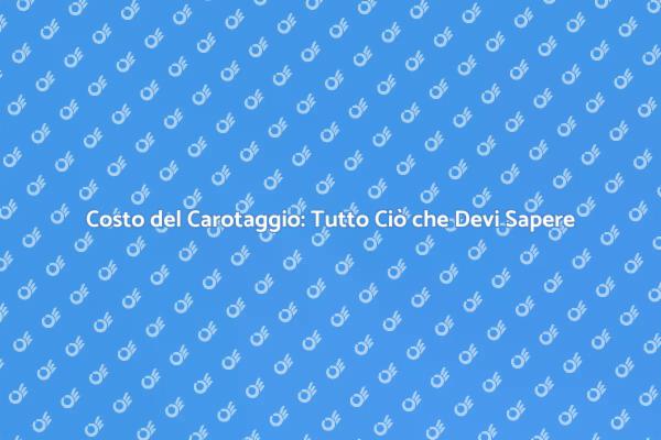 Carotaggio: Prezzi e Benefici da Conoscere