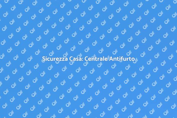Proteggi la Tua Casa con Videosorveglianza