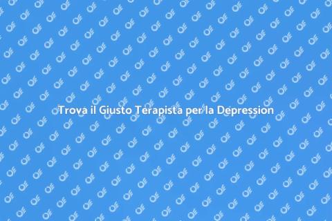 Terapista per la Cura della Depressione