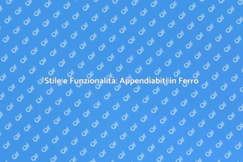 Appendiabiti da Parete in Ferro Battuto