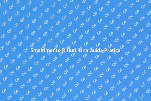 Installazione Efficiente di Smaltimento Rifiuti