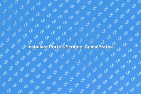 Ottimizza Spazi con Porte a Scrigno