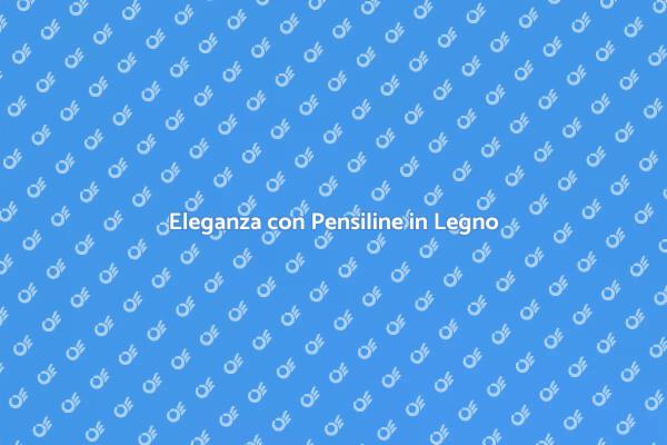Trasforma il Tuo Ingresso con Stile