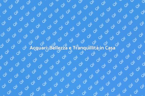 Negozio di Pesci e Acquari per Te