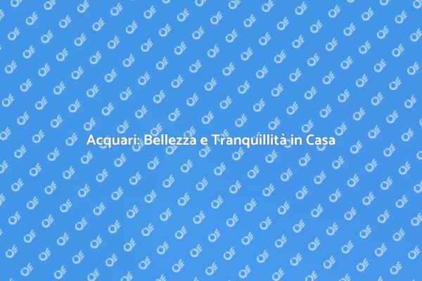 Scopri il Tuo Negozio di Pesci Ideale