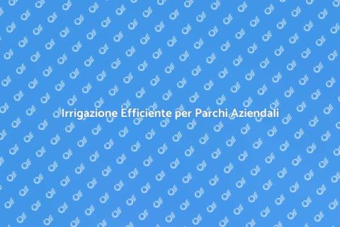 Timer Irrigazione per Parchi Aziendali