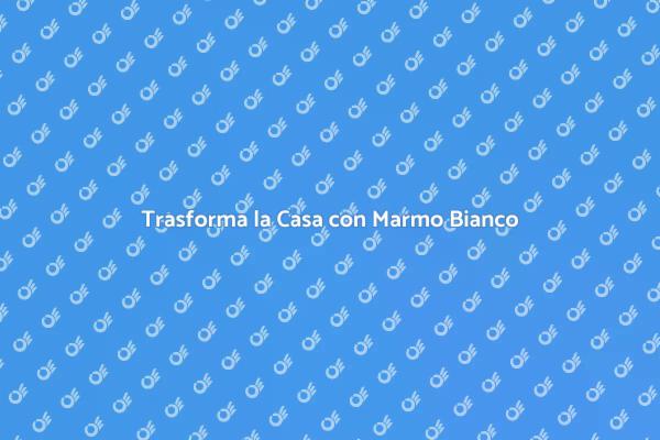 Ristrutturazione: Pavimento in Marmo Bianco