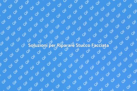 Riparare Danno Stucco Facciata Casa