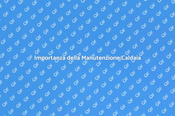 Manutenzione Caldaia: Comfort Assicurato