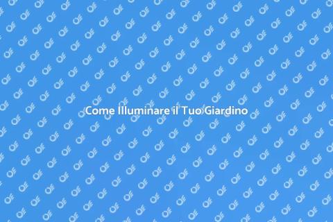 Illuminazione per Aree Verdi Esterne