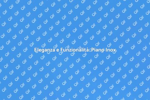 Piano Cucina in Acciaio Inox Moderno