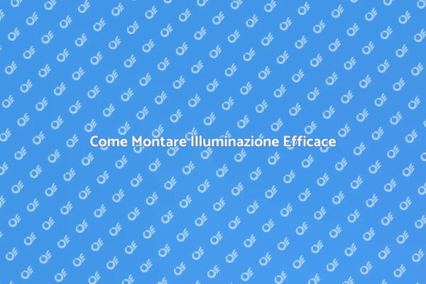 Illumina le Tue Aree Comuni!