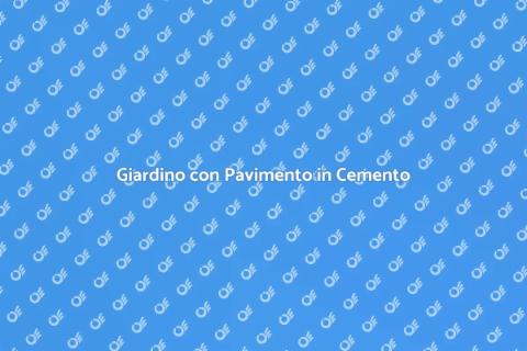 Pavimento in Cemento per Giardino