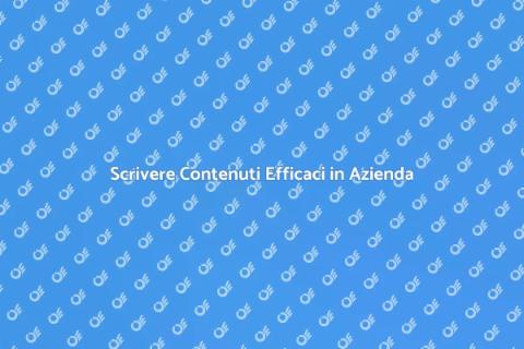 Gestire il Web Content Writing